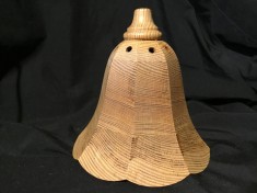 Arta / Design / Vintage - Abajur deosebit din lemn pentru lampa lustra veioza !