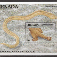 GRENADA FAUNA MARINA ( colita dantelata ) MNH