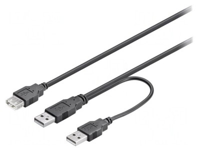Cablu USB 2.0 High Speed 0.3m PVC foto