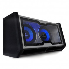 Auna Subwoofer dublu Hifi cu efecte de lumina 2 X 30,5 cm foto