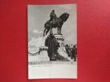 CARTE POSTALA - RPR - CLUJ - STATUIA LUI MATEI CORVIN