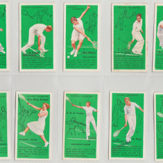 1936 Jucatori de tenis - set complet 50 cartonase PLAYER'S Cigarette Cards