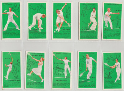 1936 Jucatori de tenis - set complet 50 cartonase PLAYER&amp;#039;S Cigarette Cards foto