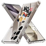 Husa antisoc pentru samsung galaxy s25 ultra, airbag pro, clear, risk taker