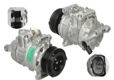 Compresor aer conditionat Audi A4 (B8), 2008-2015, motorizare 1.8 TFSI/2.0 TFSI, benzina si 2.0 TDI, diesel, rola curea 100 mm, 6 caneluri, de tip De