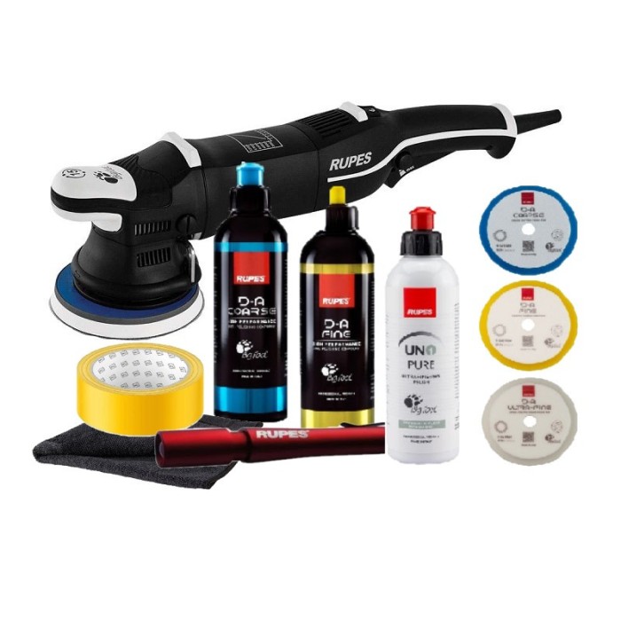 Kit polish masina Rupes LHR15 Mark III, paste Rupes 3 pasi, PP-11298.R3BLH