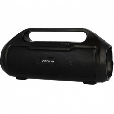 Boxa portabila Bluetooth Vennus TWS BM02, cu Radio, Negru