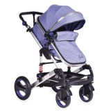 Carucior 2 in 1 cu suspensii Gala Blue, Cangaroo