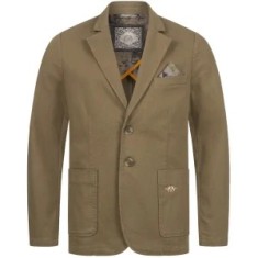 Sacou BLASER Denim Stretch Bob, Dark Olive, Marime 2XL foto
