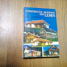 CONSTRUCTII MODERNE DIN LEMN - Dumitry Marusciac - Tehnica, 1997, 304 p.