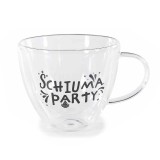 Ceasca sticla fund dublu &Oslash; 11 cm x 9 H, 300 ml