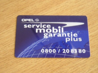 B12 33 - Card comercial - Opel - piesa de colectie foto