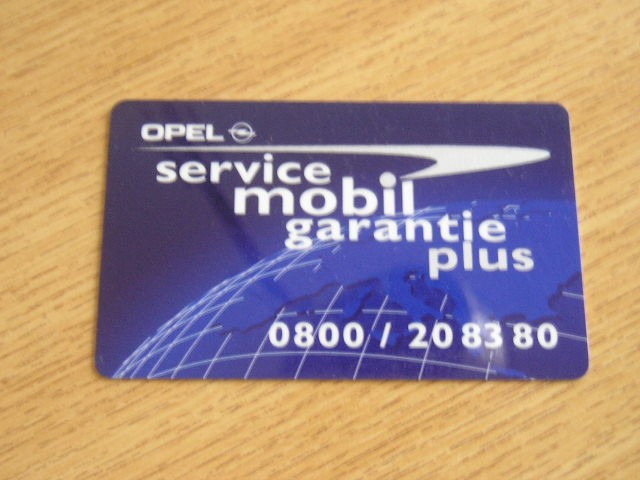 B12 33 - Card comercial - Opel - piesa de colectie