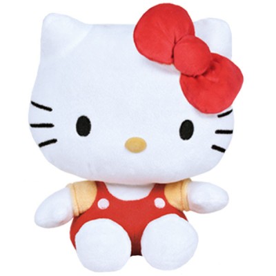 Jucarie din plus Hello Kitty Icon, Rosu, 22 cm foto
