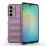 Husa antisoc pentru samsung galaxy a16 4g / a16 5g, margini striate, magic shield, purple