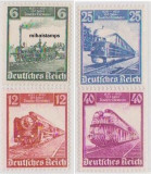 GERMANIA - REICH - 1935 - Centenar cai ferate, Sarbatori, Nestampilat