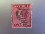 ANTIGUA Q VICTORIA STAMPILAT=350