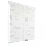 Cumpara ieftin Roletă perdea de duș 100x240 cm Imprimeu Splash, vidaXL