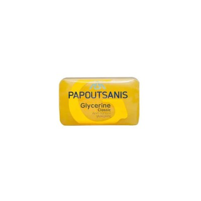 Sapun glicerina galben PAPOUTSANIS 125g foto