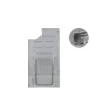 Podea Fiat 126 P, 09.72-09.00, parte montare Stanga, RapidAuto 30007005