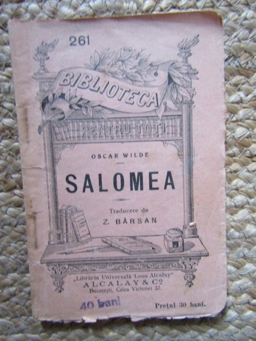 SALOMEA - OSCAR WILDE