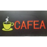 Cumpara ieftin Reclama luminoasa Panou tip Neon LED interior mesaj CAFEA