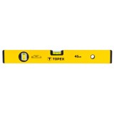 Nivela din aluminiu Topex 40 cm, tip 500, 2 bule, pentru uz casnic