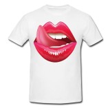 Tricou &quot; Tongue lick lips emoji &quot;