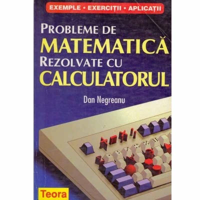 Dan Negreanu - Probleme de matematica rezolvate cu calculatorul - foto