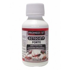 INSECTICID CONCENTRAT PADUCHI, PURICI, GANDACI, FURNICI, MUSTE, TANTARI, ECTOCID FORTE 100 ML