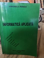Informatica Aplicata - Mironela Pirnau
