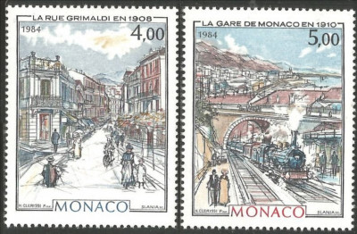 C4184 - Monaco 1984 - Pictura 2v.neuzat,perfecta stare foto