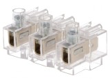 Regletă de Conexiuni 3 Piste 0,75-4mm2 cu Şurub