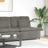 VidaXL Modul central canapea modulară cu perne, gri deschis, 100 cm