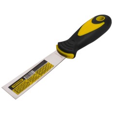 Spaclu din inox 25 mm cu maner ergonomic din plastic Topmaster
