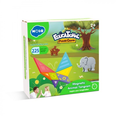 Joc Educational Tangram Magnetic foto