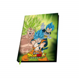 Notebook A5 Dragon Ball Broly VS Goku &amp; Vegeta