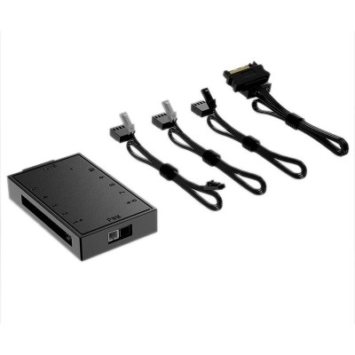 HUB ventilatoare 10 port-uri cu PWM 4 pin alimentare SATA ID-Cooling PWM Orico FH-10-PWM cablu alimentare 500mm cablu PWM 700mm foto