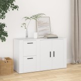 VidaXL Servantă, alb, 100x33x59,5 cm, lemn prelucrat