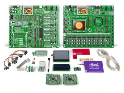 Kit Dezvoltare Microchip PIC DSPIC PIC24 MIKROLAB XL foto