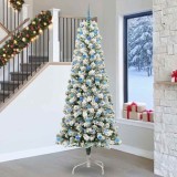 VidaXL Brad de Crăciun artificial cu ramuri articulare 240 cm PVC 3395620