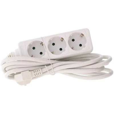 Prelungitor 3 prize 10m 16A 3500W cablu 3xG1.5mmp Well EXTS-3S10M-WL foto