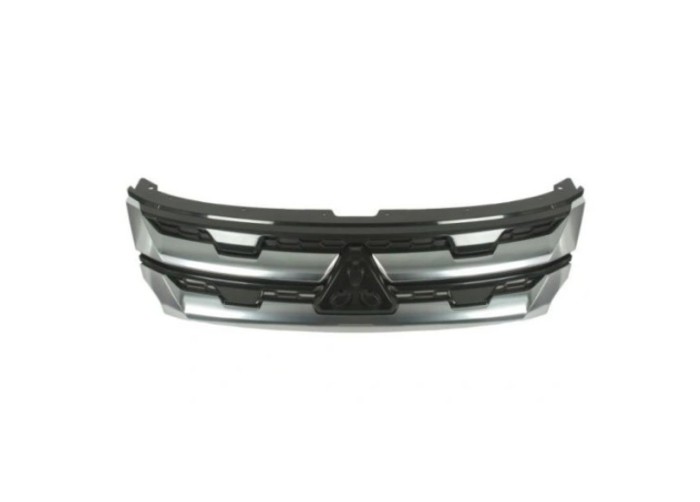 Grila masca fata MITSUBISHI ASX, 03.2019-05.2023, cu bandou cromat; negru,