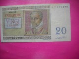 HOPCT 20 FRANCS 1956 BELGIA- [ 2 ]