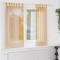 vidaXL Perdele Voile cu Bucle 2 buc Portocaliu 140x140 cm 4102281