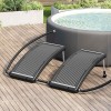 VidaXL Panou solar de &icirc;ncălzire de piscină, 2 buc., 110x65 cm, curbat