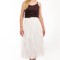 Fusta Tulle Plisat Ema Alba