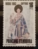 BC231, Andorra 1983 si 1985, 2 serii picturi, Craciun (2 poze)