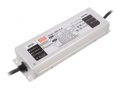 Alimentator LED 300W 29-58VDC 2600-8000mA IP67 foto