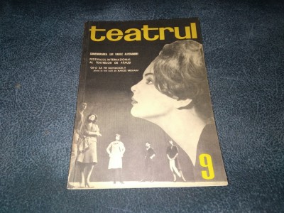 REVISTA TEATRUL NR 9 1965 foto